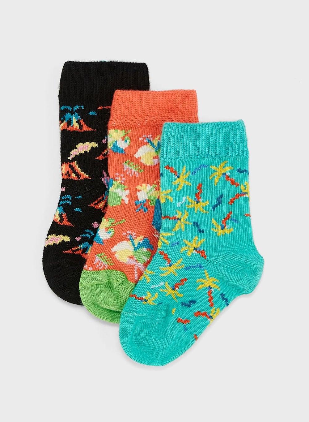 Kids Volcano Gift Box Sock Set - Image 1