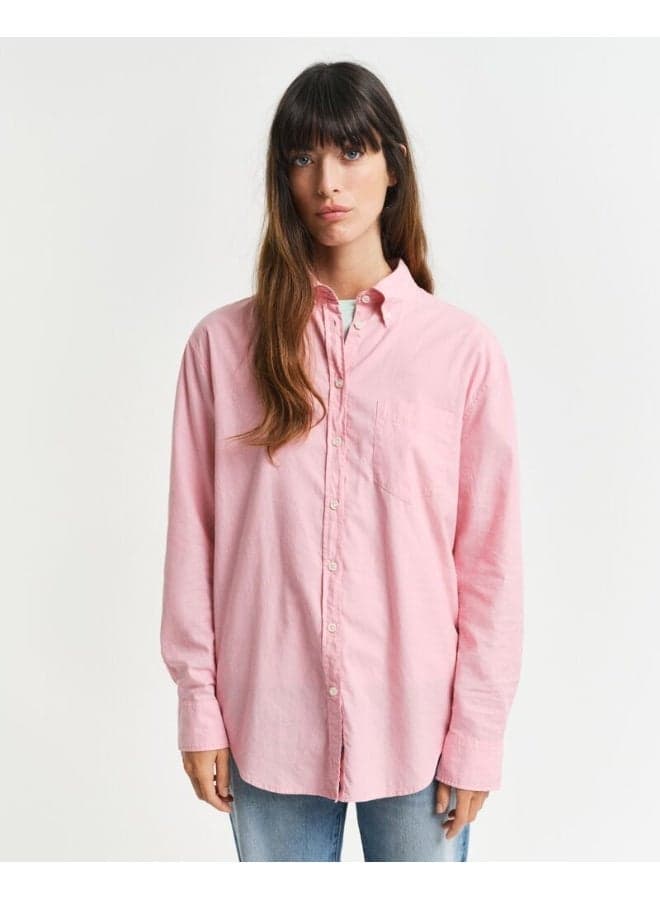 Gant Relaxed Luxury Oxford Cotton Shirt - Image 1