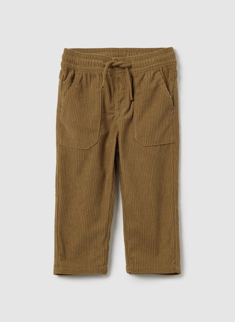 Brown Newborn Trousers Regular Fit - Image 1