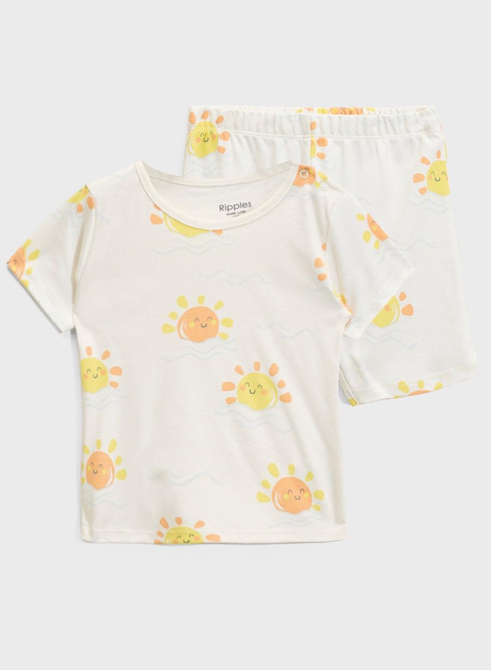 Boys Cotton 2pcs Short & T-Shirt Set - Image 1