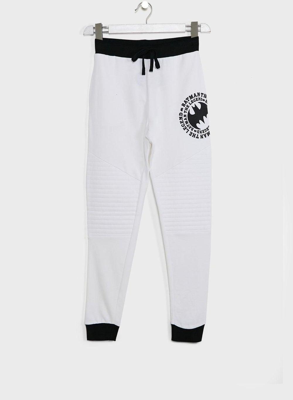 Youth Batman Logo Graphic Cotton Sweatpants - Image 1