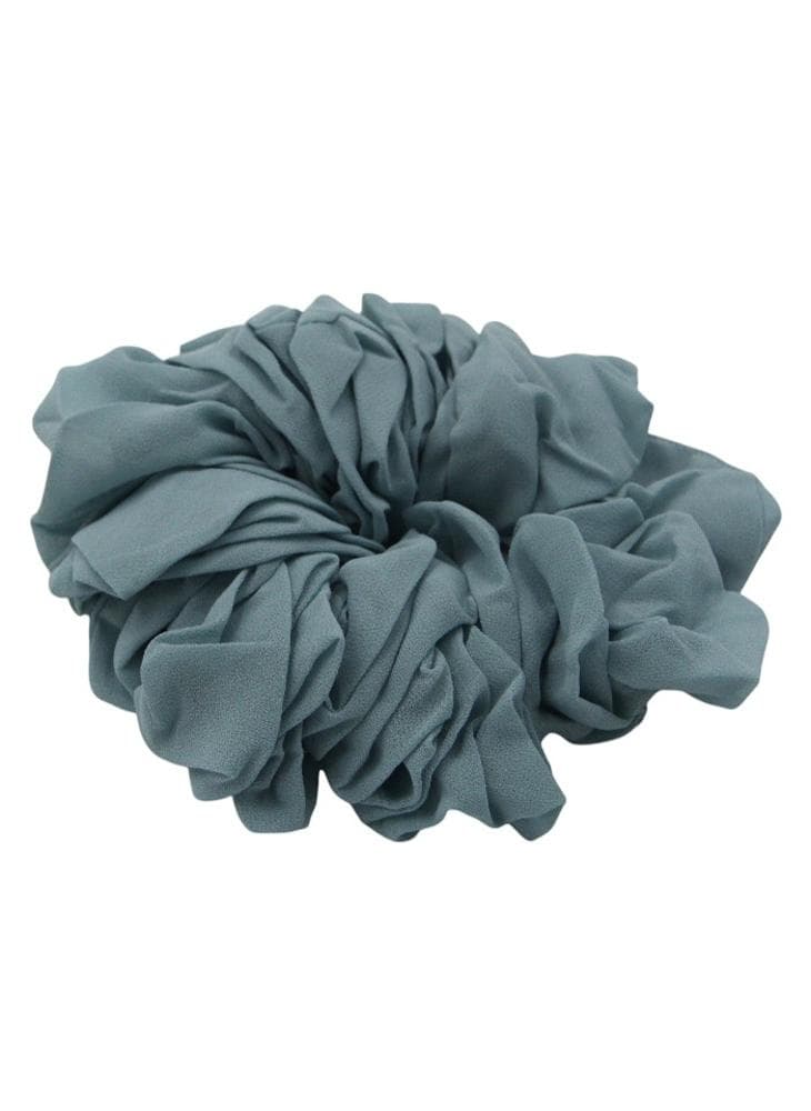 D'Daniela Elastic Volumizing Hijab Scrunchie Tie Bun Serenity Blue - Image 1