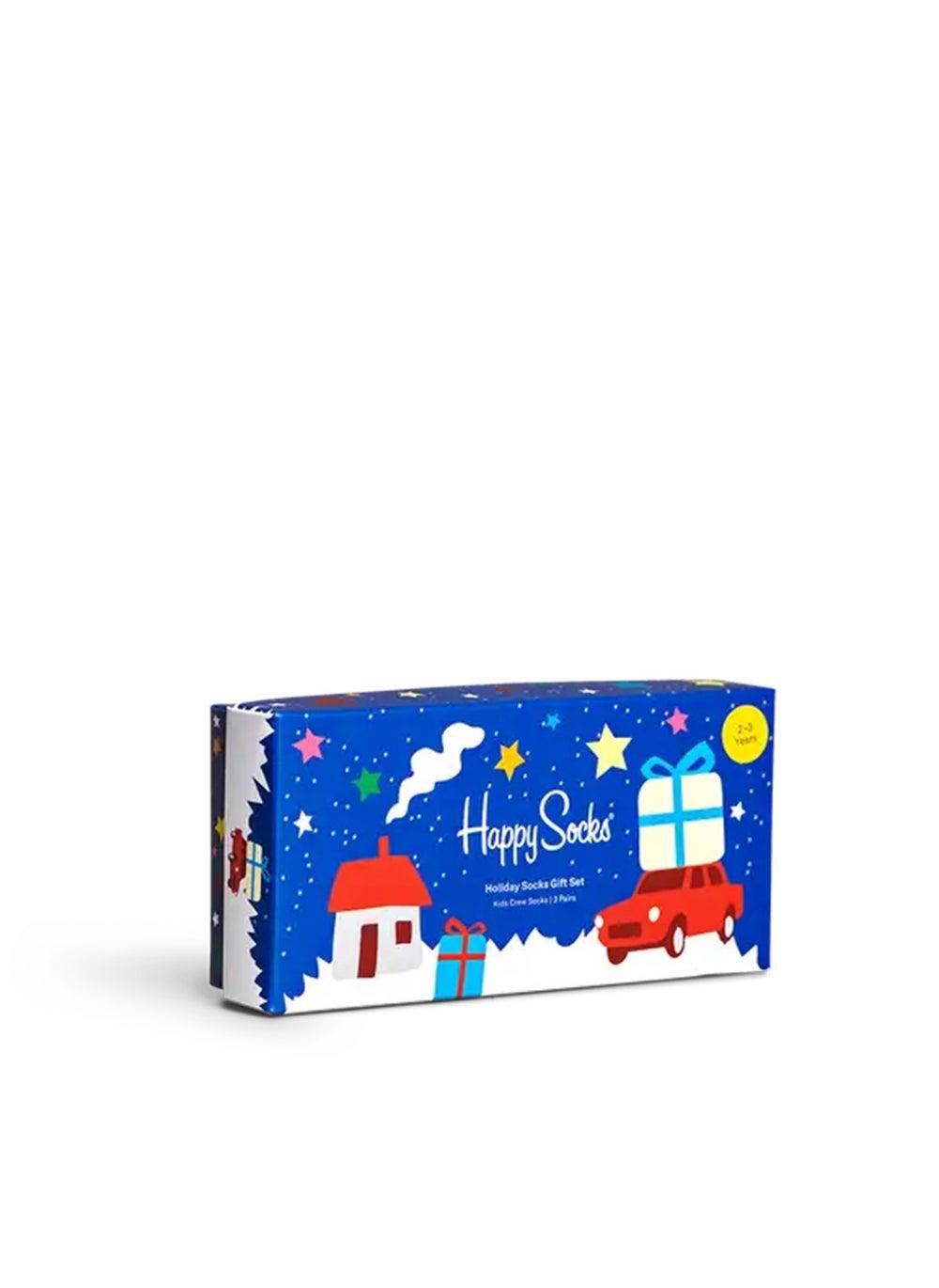 3-PACK Kids Christmas Holiday Socks Gift Set - Image 1