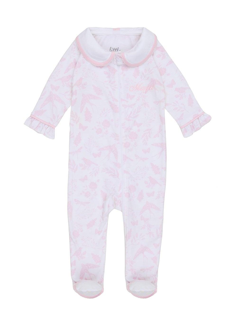 Birdsong Sleepsuit in Organic Cotton - Image 1