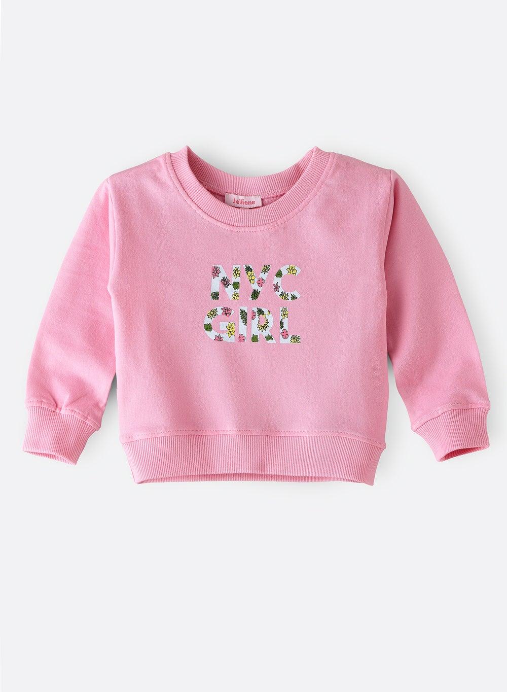 Jelliene Girls Cotton Sweatshirt – Soft Breathable Everyday Comfort - Image 1