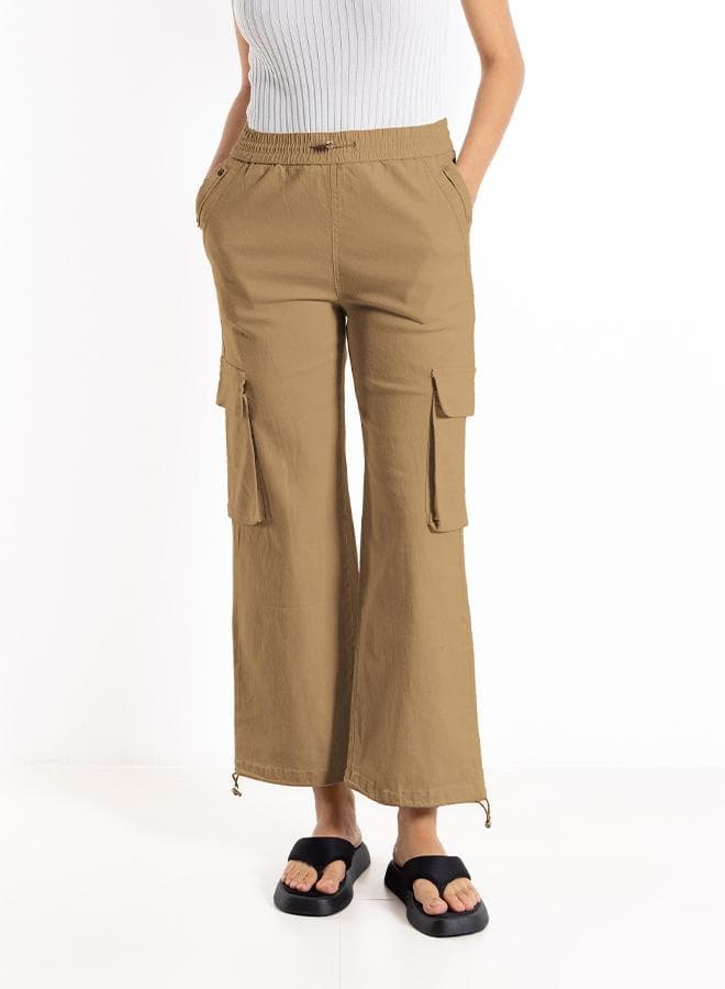 Women's Jogger Waist Cargo Trousers - Image 1
