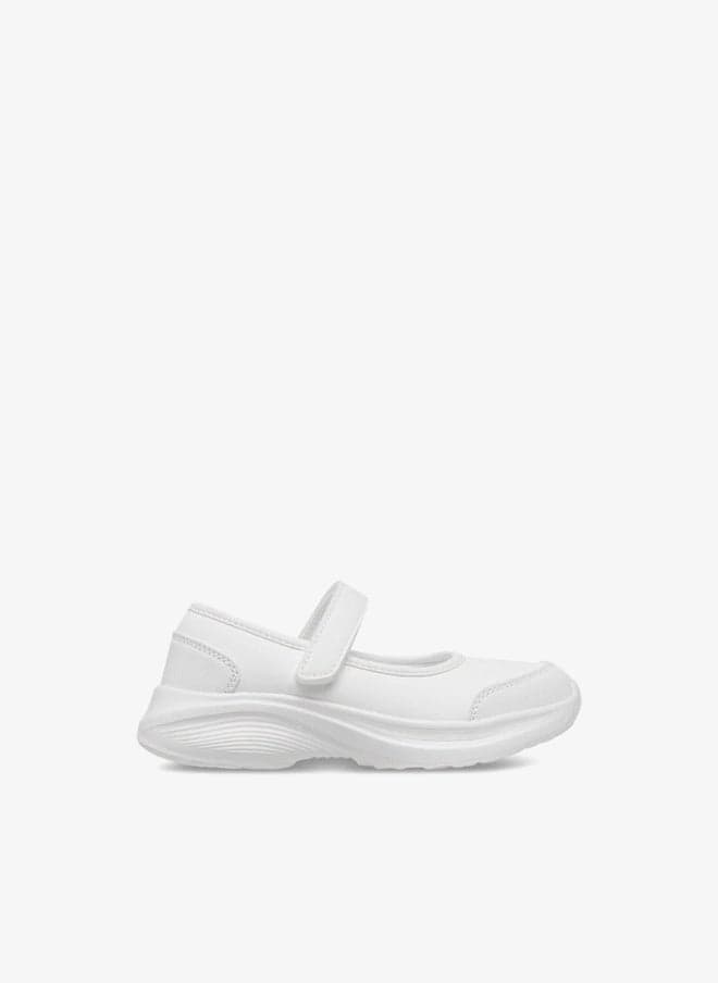 Girls School Shoes Hook and Loop Comfort Fit - Image 1