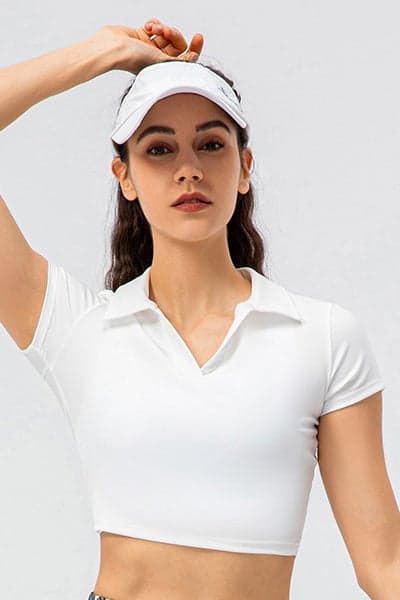 Women's White Court & Confidence Top SVL - Image 1