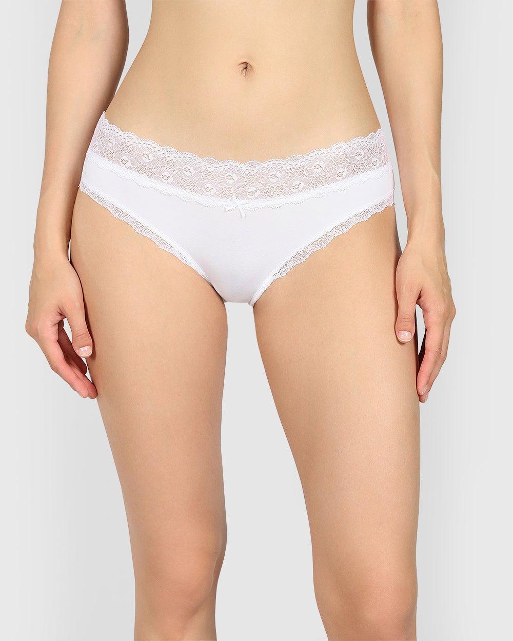 Isla & Evie Trend Hipster Lace Trim Panty - Image 1