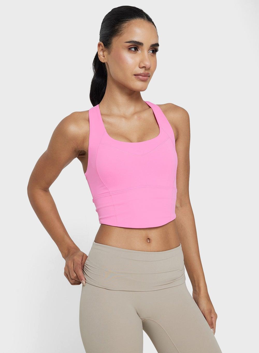 Sculpting Racerback Sports Bra for High-Impact Support - Image 1