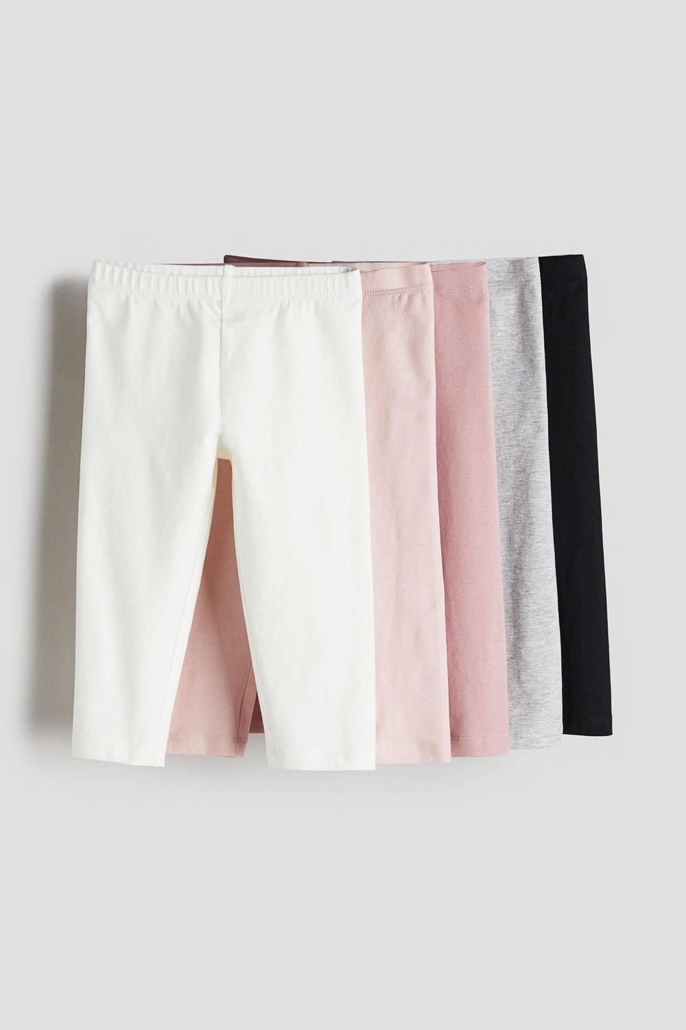 5-Pack Organic Cotton Jersey Leggings - Image 1