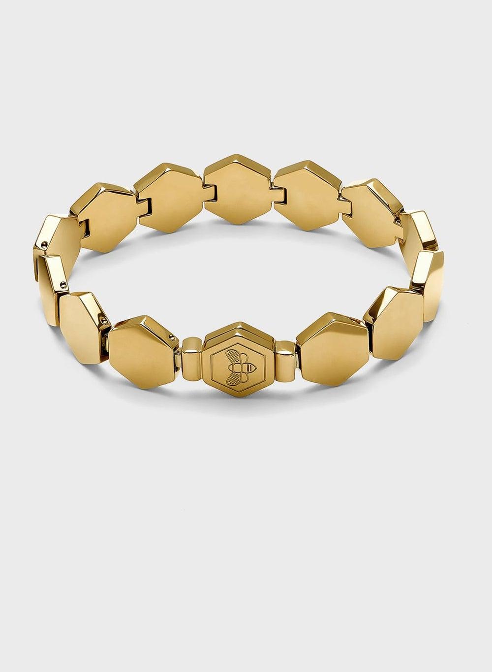 Honeycomb Stainless Steel Bracelet 24100155 - Image 1