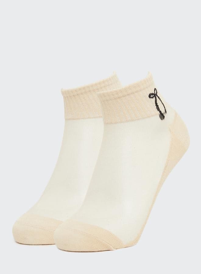 Pack of 2 Self Design Premium Everyday Socks - Image 1