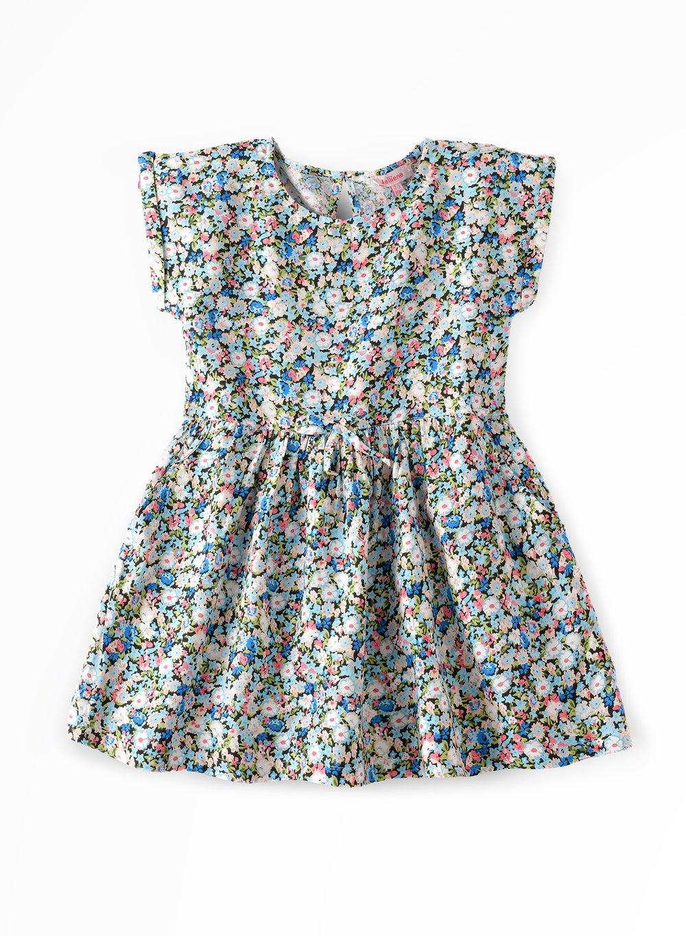 Sunshine Sprinkles Girls' Flowy Viscose Dress - Image 1