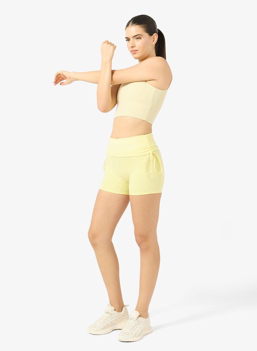 Ruched Waist Seamless Sculpt Shorts - Image 1