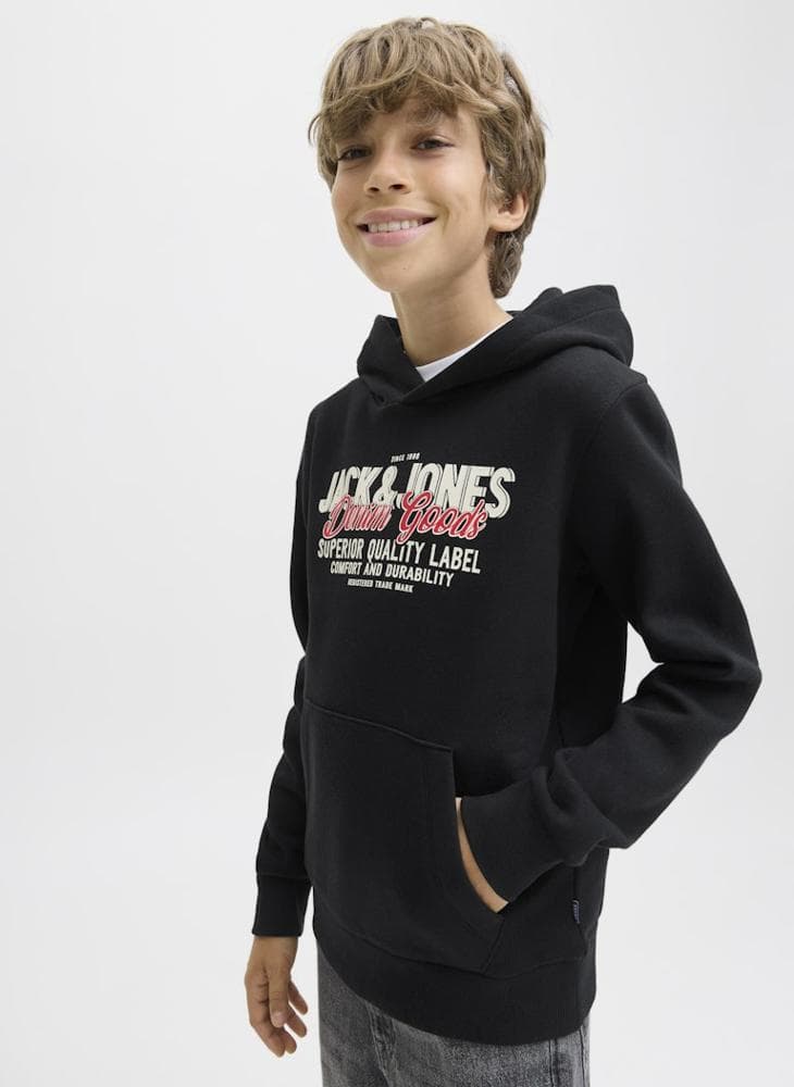 JACK & JONES Junior Logo Hoodie - Image 1