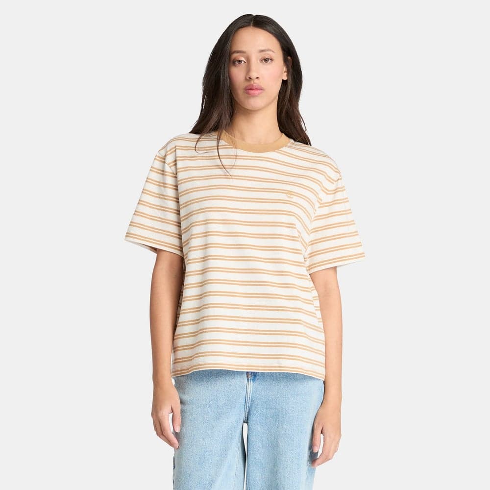 Timberland Women’s Dunstan Cotton Crewneck T-Shirt - Image 1