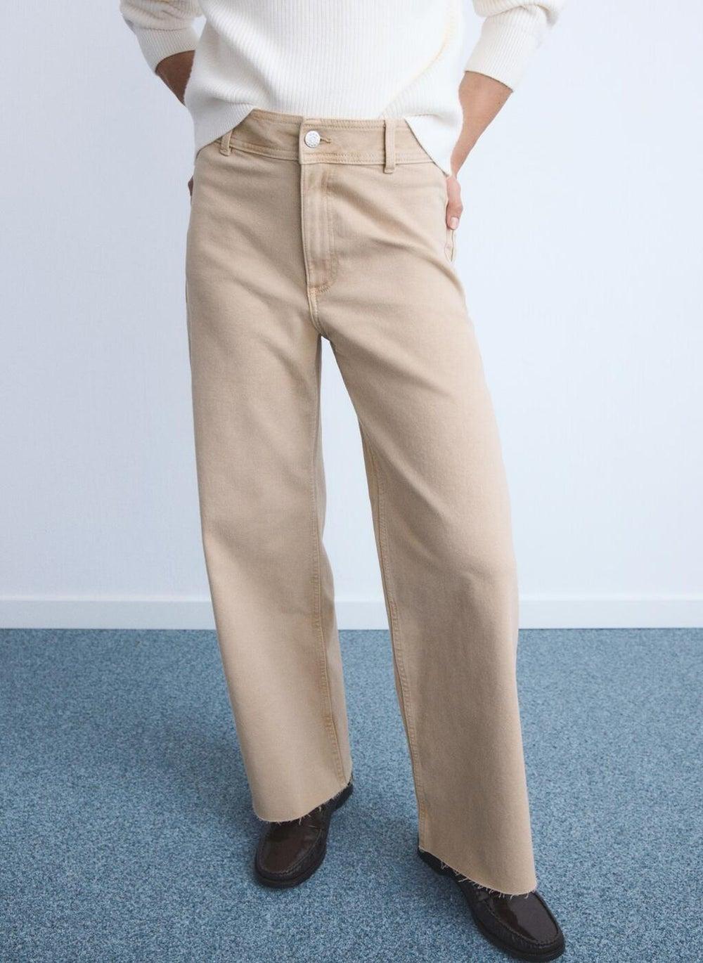 Catherin High-Rise Culotte Denim Jeans - Image 1