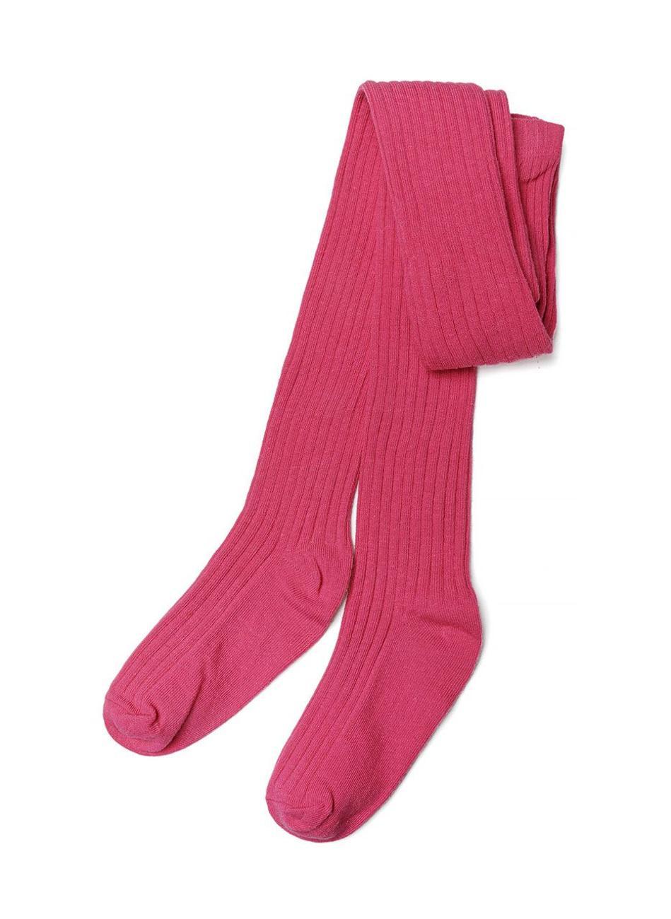 Girls Knitted Rib Tights Cream - Image 1