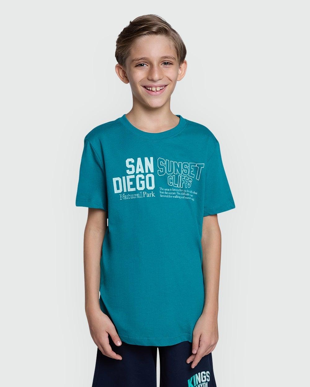 Fanfare Green Boys' Tee OVS Modern Comfort - Image 1