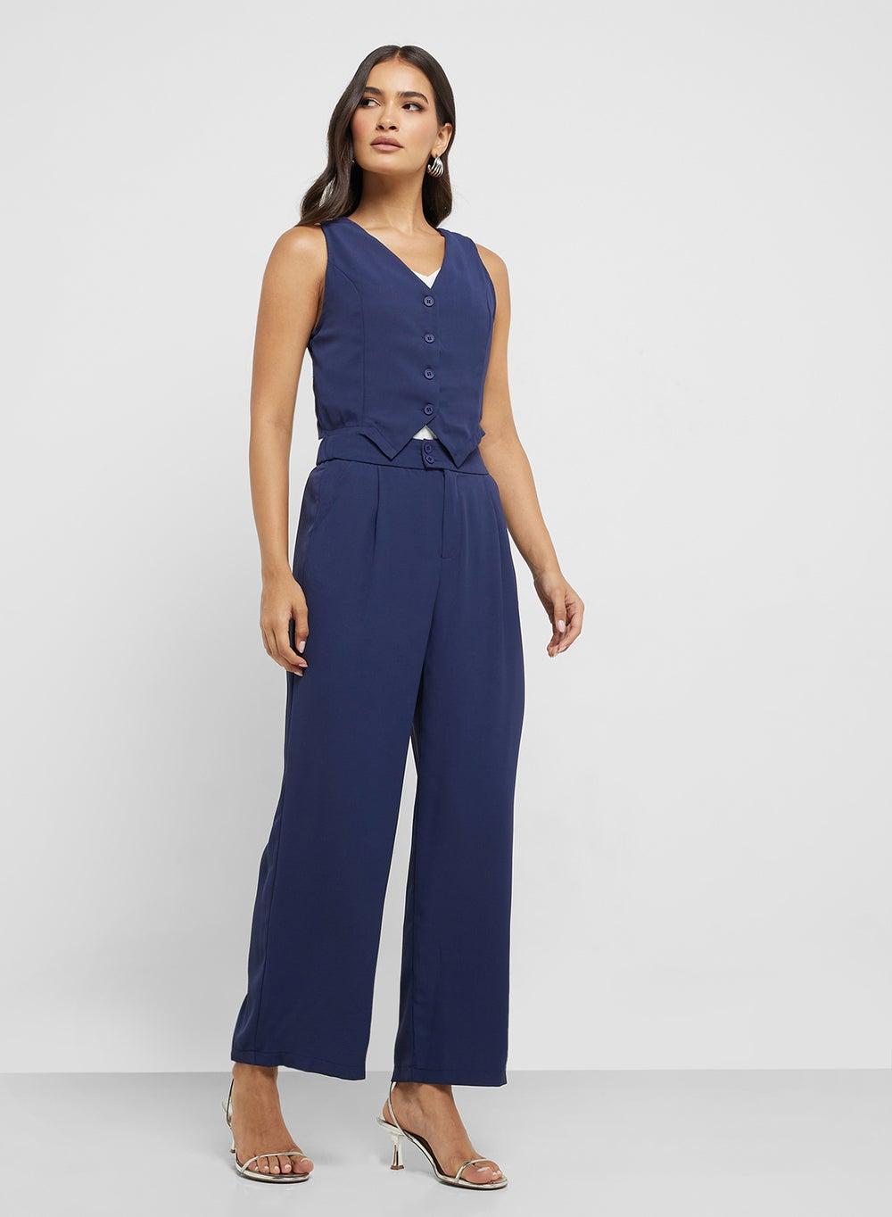 Classic Tailored Vest & Pant Set - Image 1