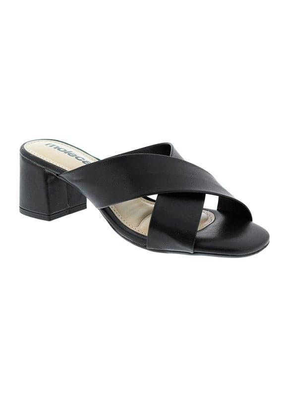 Elegant Mid Heel Slingback Sandals with Ankle Strap - Image 1