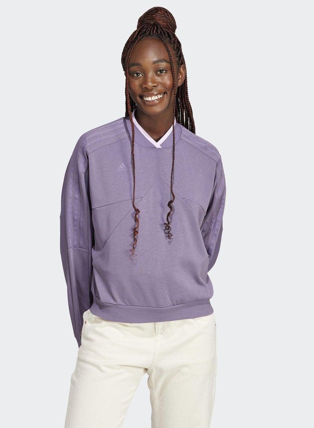 Adidas Tiro 3-Stripes Relaxed Sweatshirt - Image 1