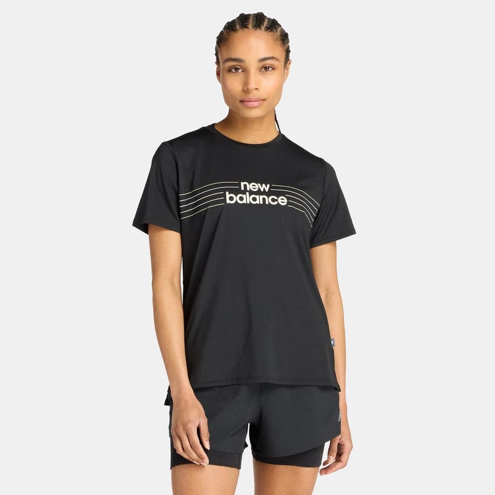 New Balance Women’s Linear Performance Graphic T-Shirt - Image 1
