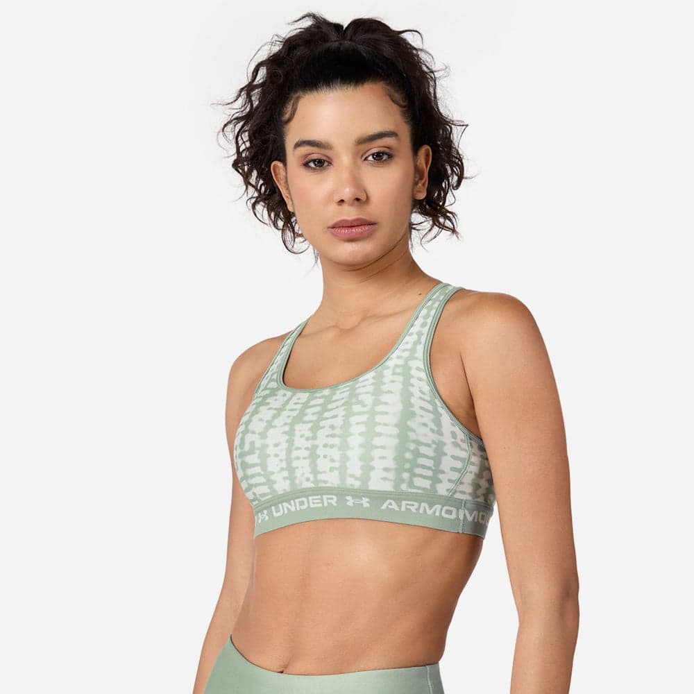 Under Armour Women's Printed Medium Support Sports Bra - Image 1