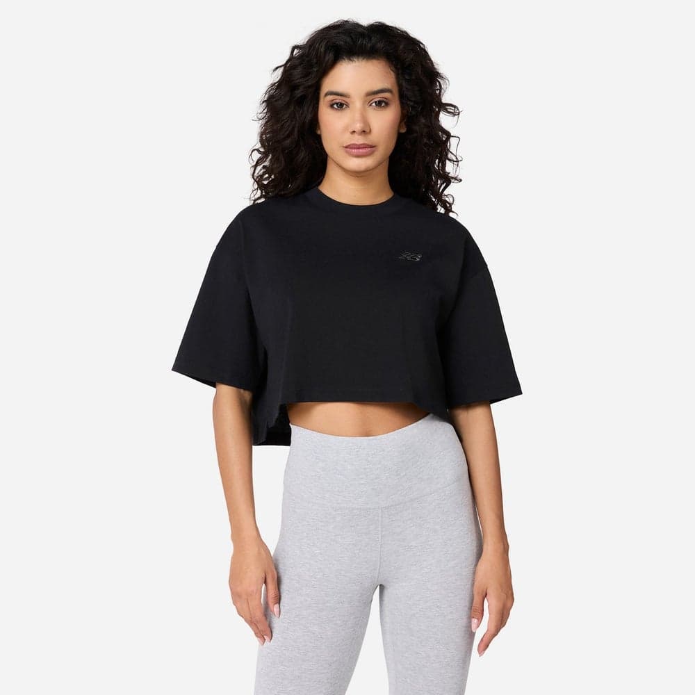 New Balance Women’s Logo Jersey Cotton T-Shirt - Image 1