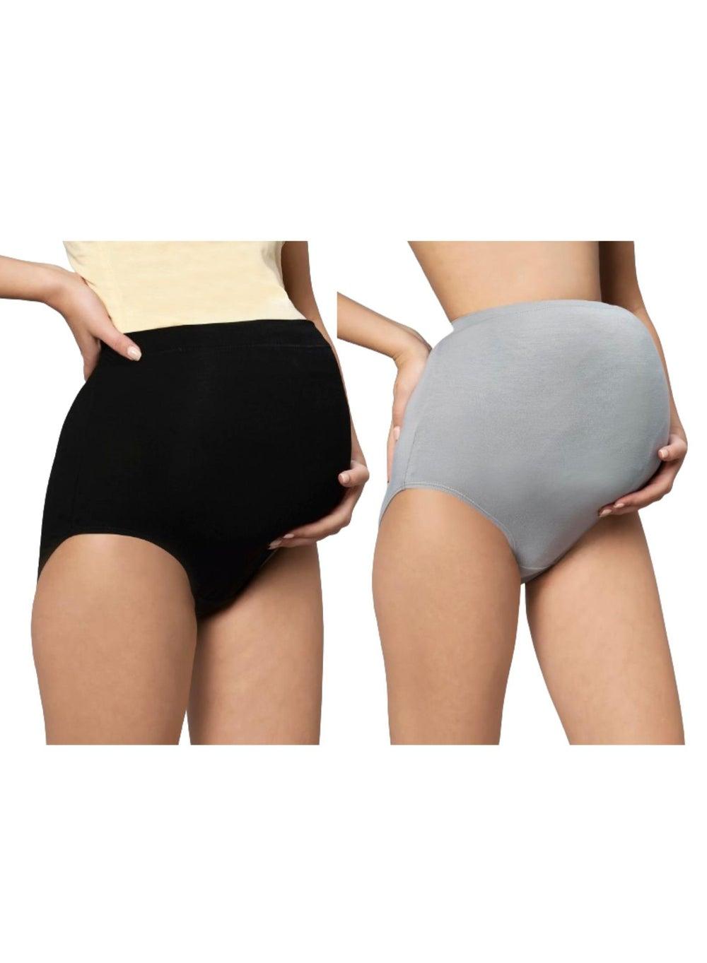 TUMMY Bamboo Cotton High-Waist Maternity Knickers - Image 1