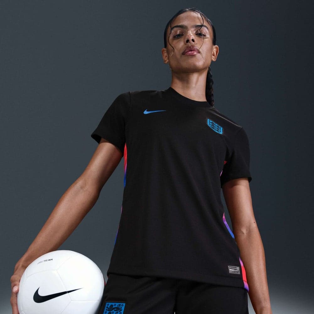 England 2025 Women’s Away Replica Jersey Nike Black - Image 1