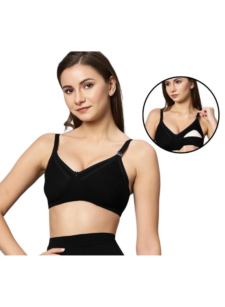 TUMMY Bamboo Cotton Nursing Bra for Modern Mothers - Image 1