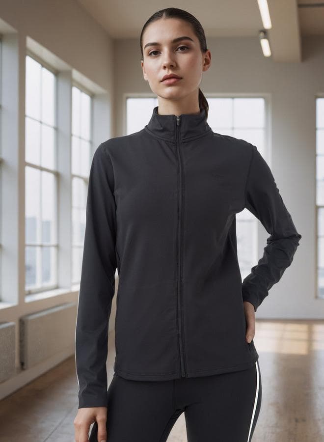 Zip Through Pocket Jacket – Sleek Everyday Layer - Image 1