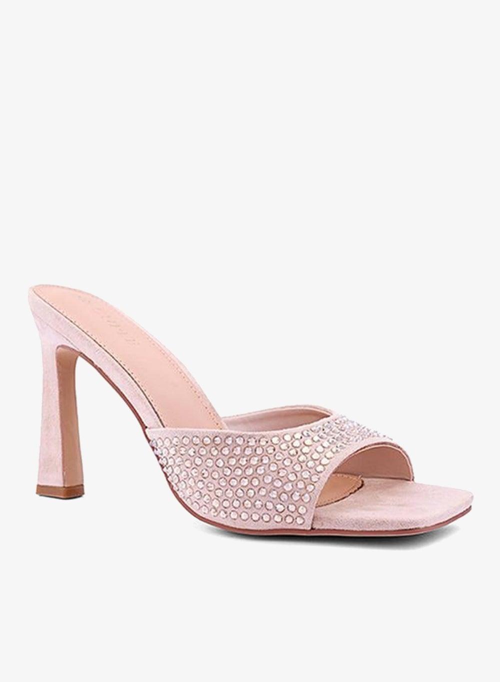 Chic Elevated Heel Slippers for Refined Style - Image 1