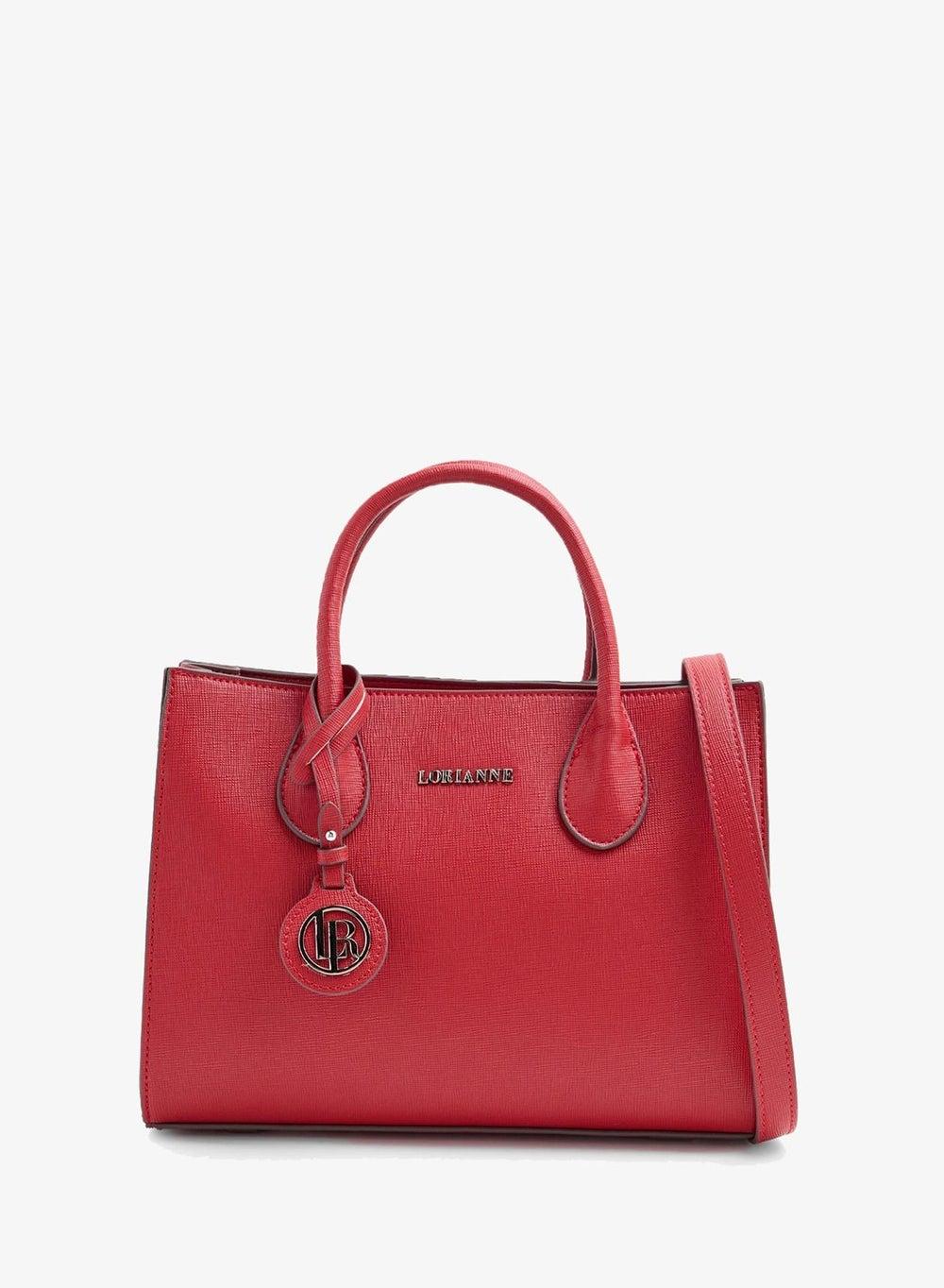 Lucinda Red Microfiber Tote LRPWH1H018 - Image 1