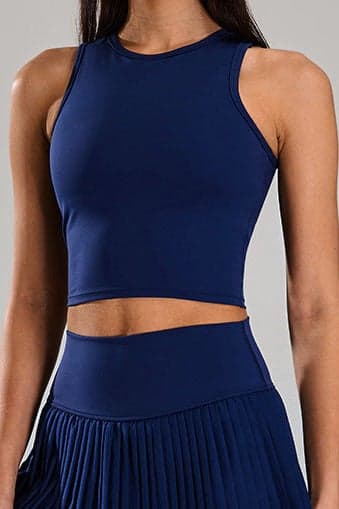 Maria SVL Dark Blue Padel Tennis Top Bra - Image 1