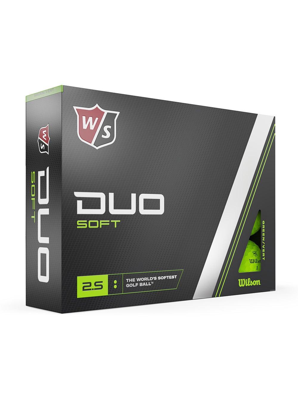 DUO Soft Green Golf Balls Pack of 12 - Image 1
