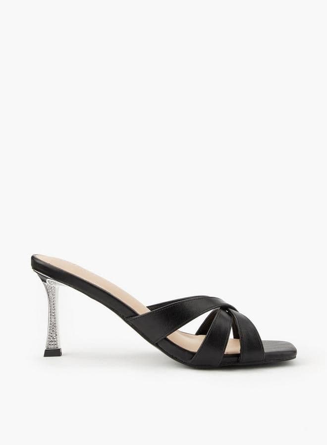 Flora Bella Sleek Stiletto Slip-On Sandals - Image 1