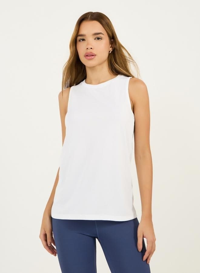 Pack of 2 Textured Round Neck Tank Essentials - Image 1