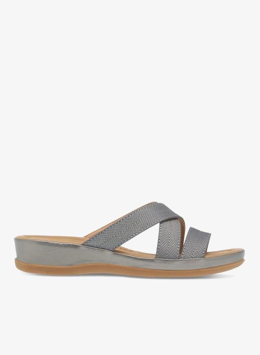 Textured Strappy Slip-On Sandals – Ramadan Edit - Image 1