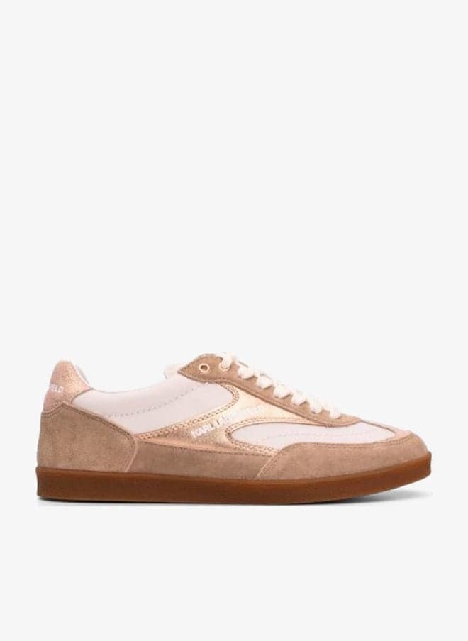 KANDIDATE Lo Lace Leather & Suede Sneakers - Image 1