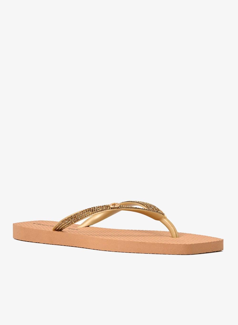 Golden Shine Luxe Flip-Flops - Image 1