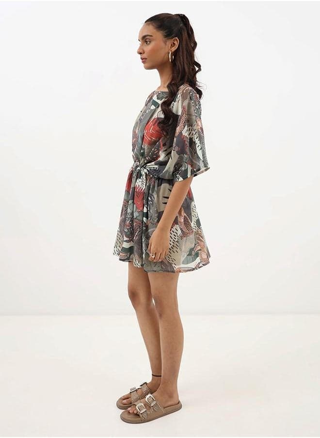 Ocean Breeze Baby Blue Kaftan Cover-Up - Image 1