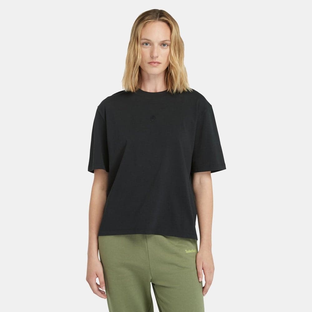 Timberland Organic Cotton Logo Women’s T-Shirt - Image 1