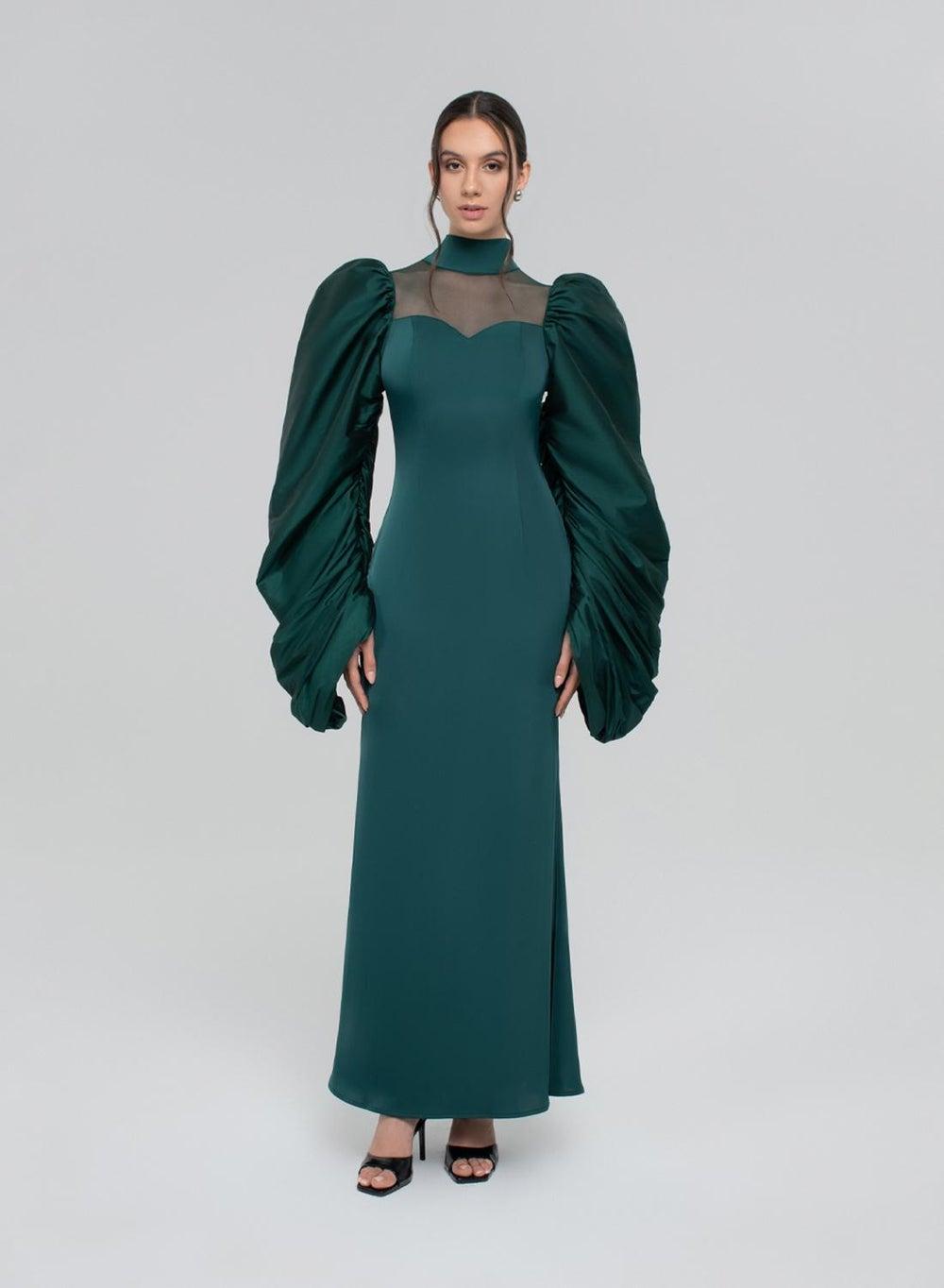Amani Sculptural Evening Dress - Image 1