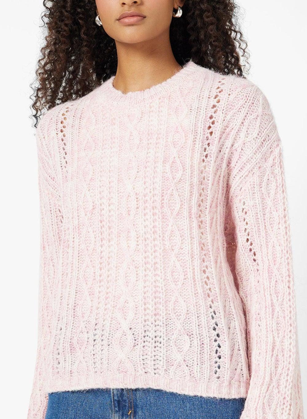 Chunky Cable Knit Cozy Luxe Sweater - Image 1