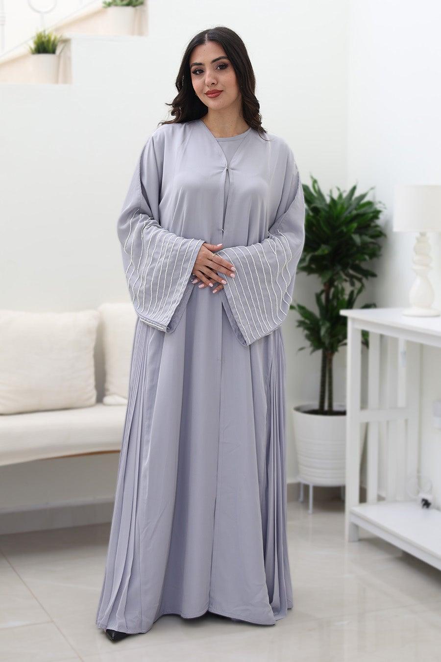 Ethereal Grace Abaya 760 in Shimmering Pastel - Image 1