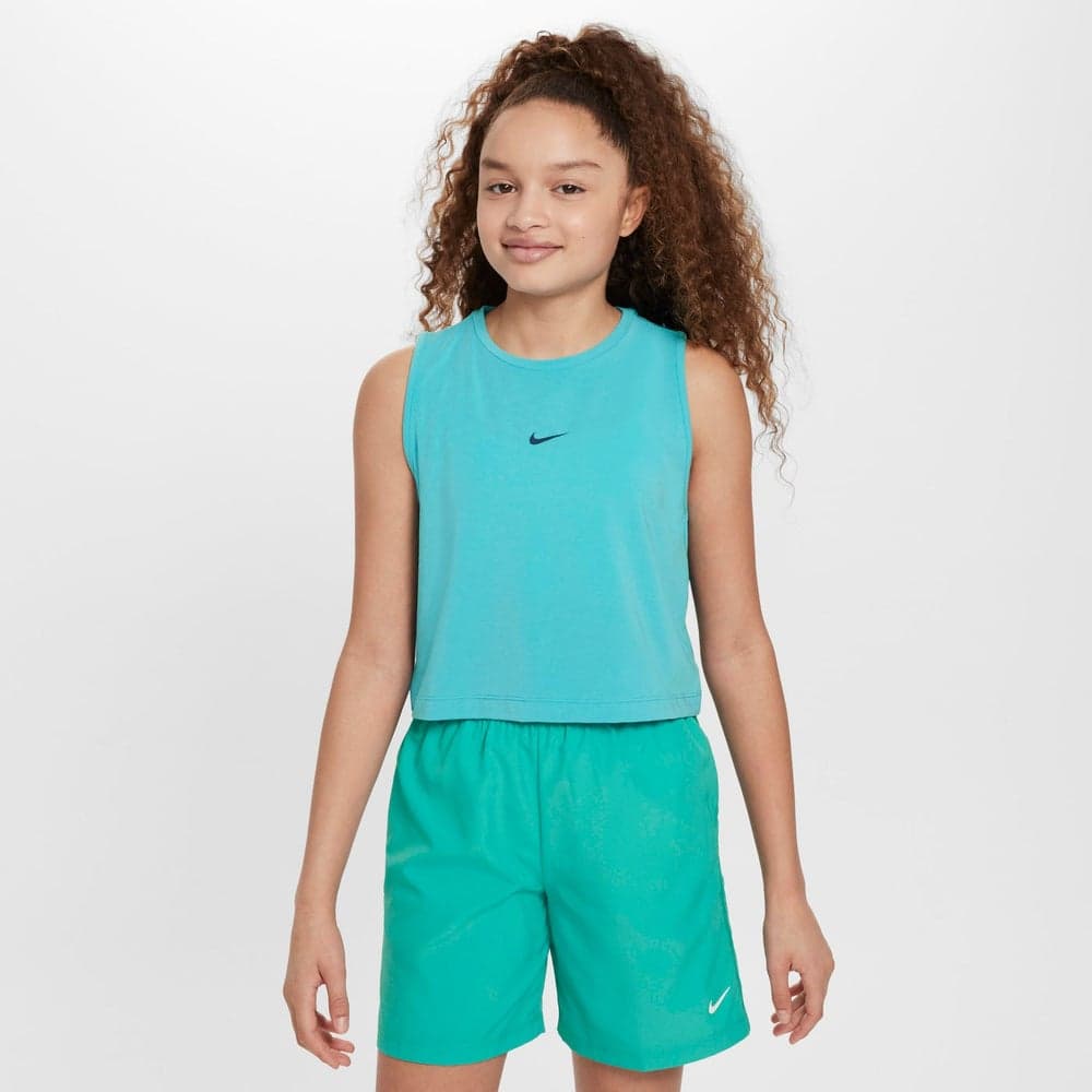 Nike Girls' Pro Dri-FIT Cropped Training Tank - Image 1