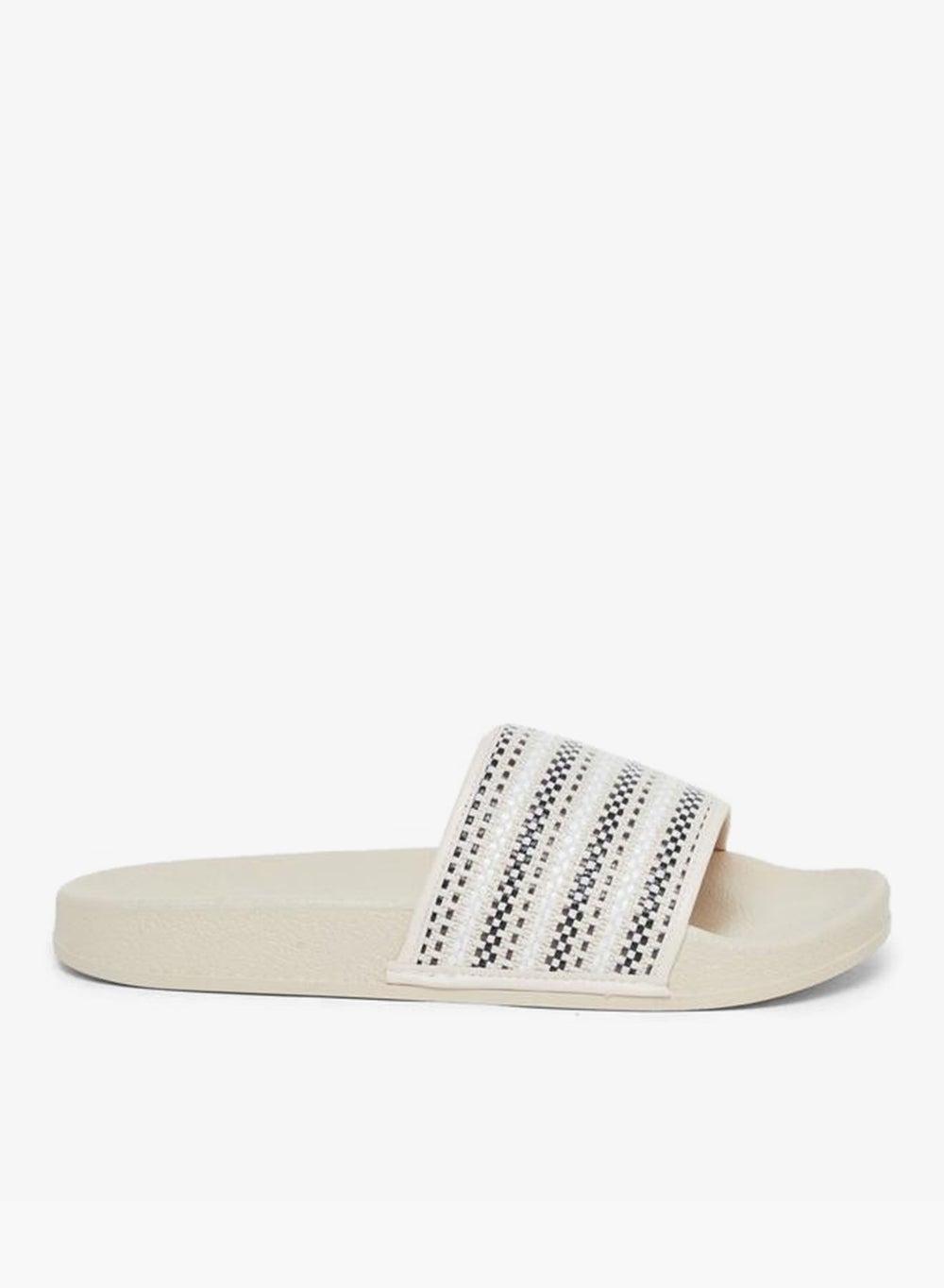 Styli Weaving Pattern Slides for Effortless Chic - Image 1
